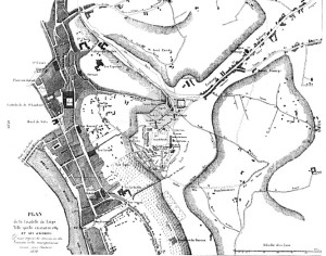 Liege: plan de la citadelle vers 1789