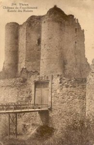 les ruines du Château de Franchimont à Theux