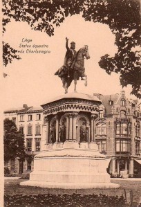Liège, statue de Charlemagne